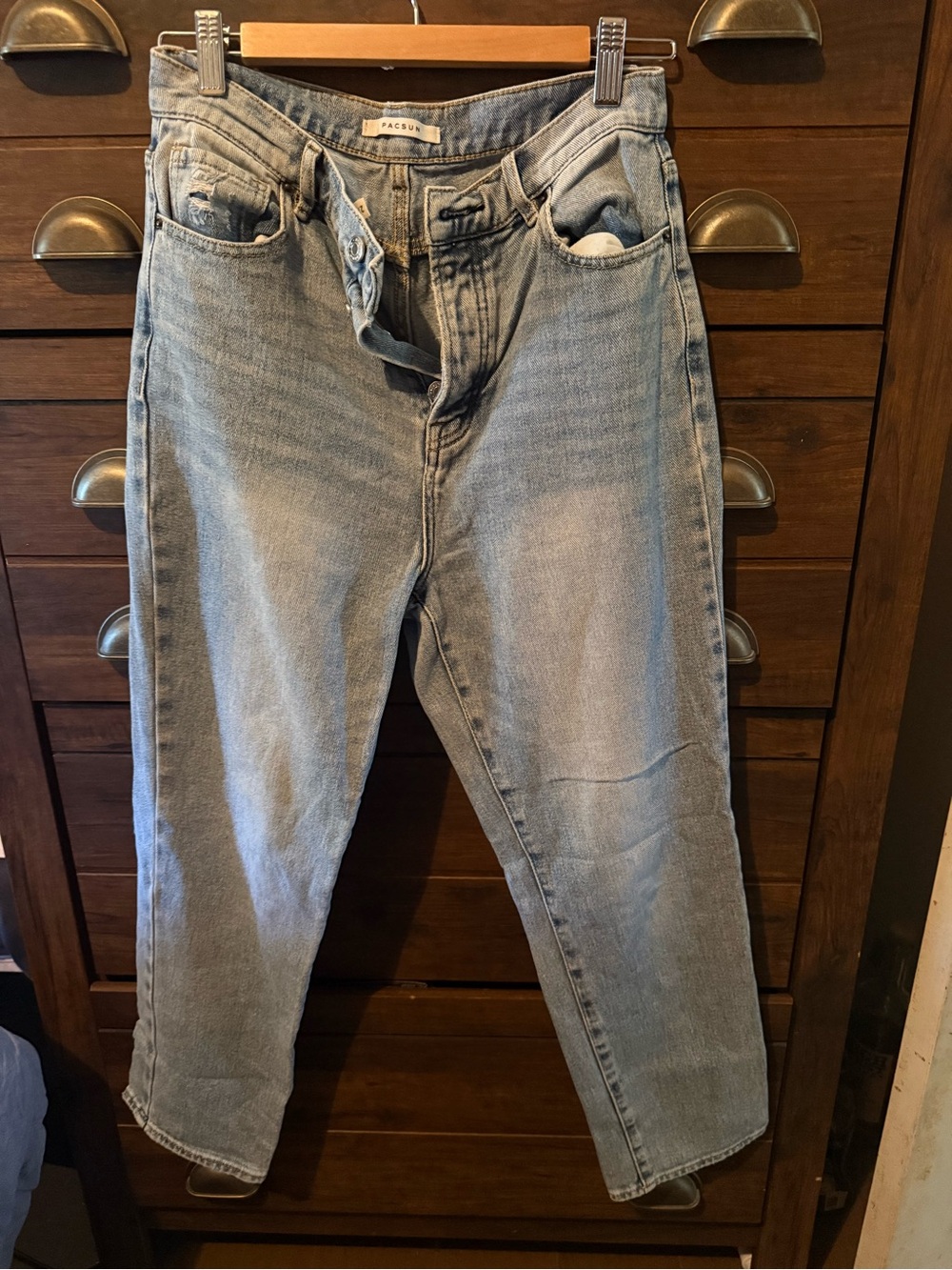 PacSun High Rise Light Wash Blue Jeans